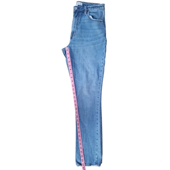 Abercrombie & Fitch Curve Love The Skinny High Rise Jeans Sz 29/8R Light Wash - Picture 7 of 12